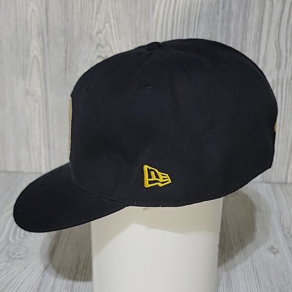 New Era 59Fifty MLB Pirates Hat, Black, Baseball Hat - Picture 4 of 9